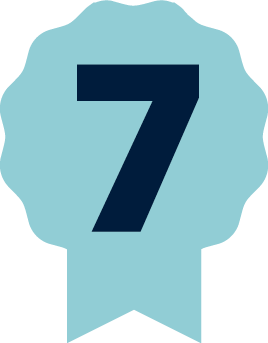 Ribbon with 7