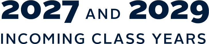 2027 and 2029 Incoming Class Years