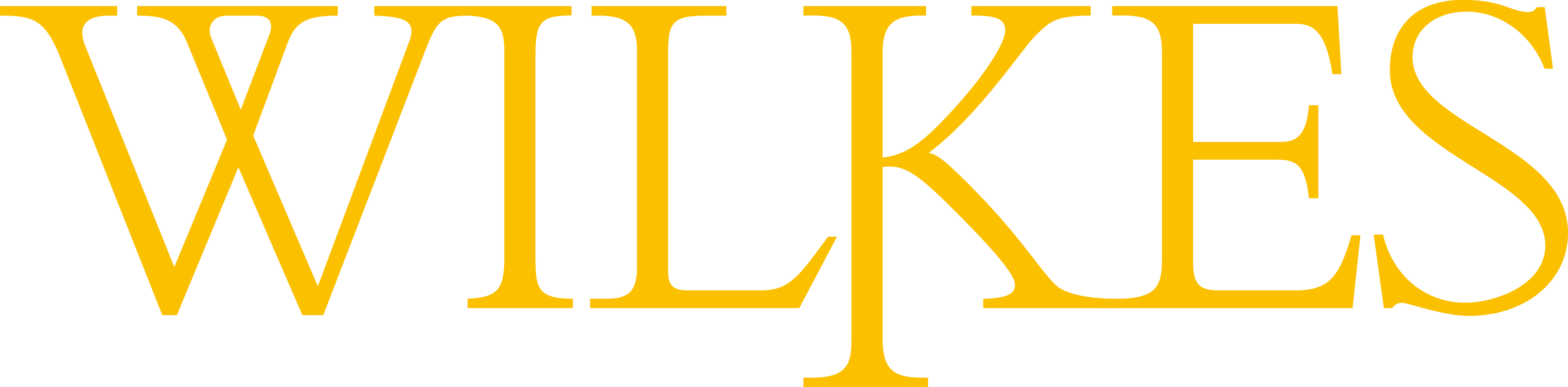 Wilkes Logo yellow