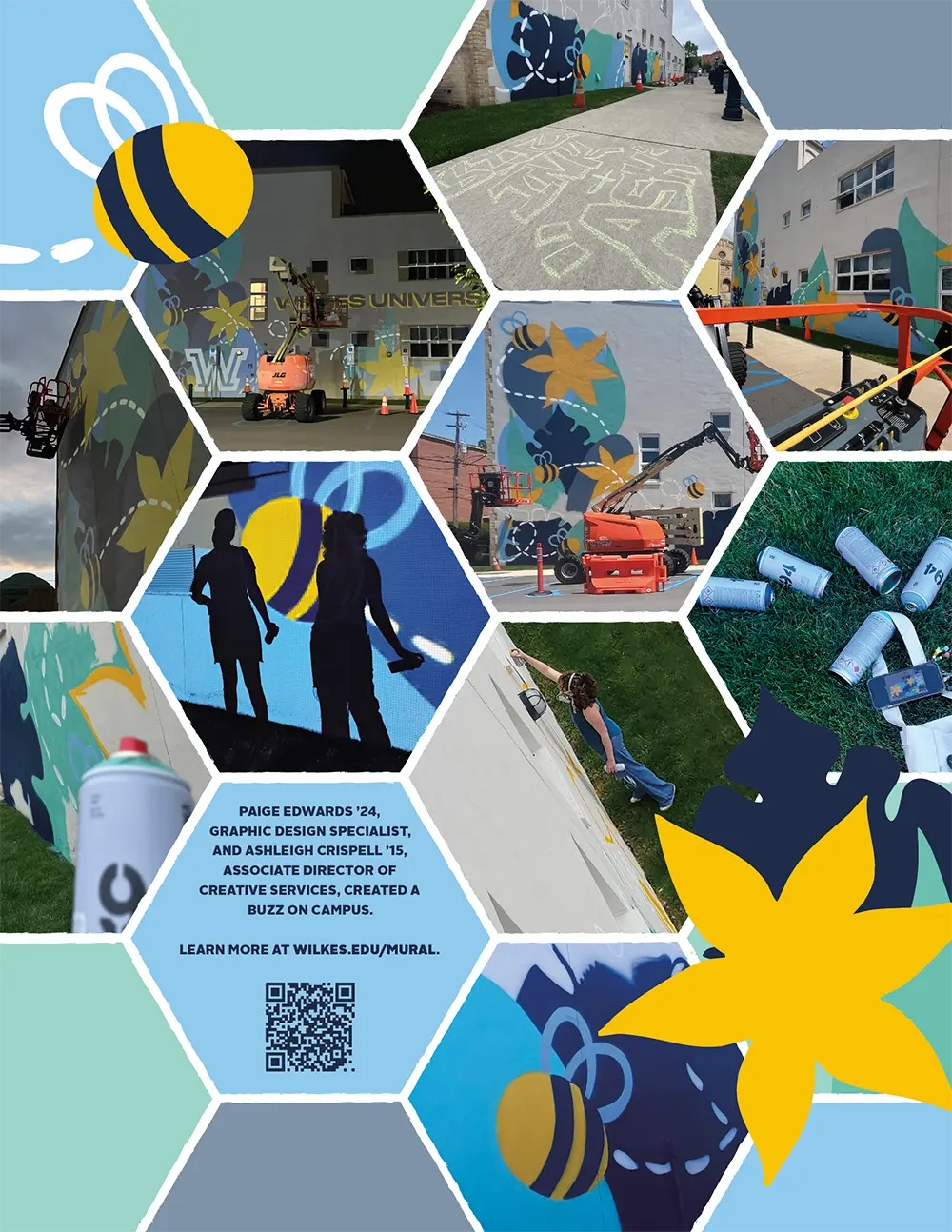 Wilkes University Campus Life - Mural Advertisement