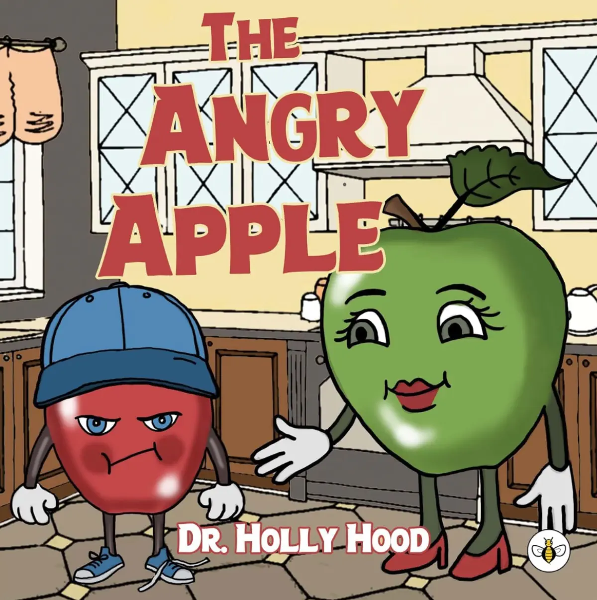 Front book cover image display of The Angry Apple by Dr. Holly Hood